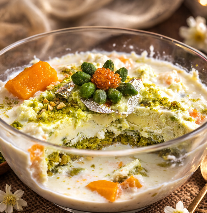 Kalakand Pistachio Kunafa Mango tres leches