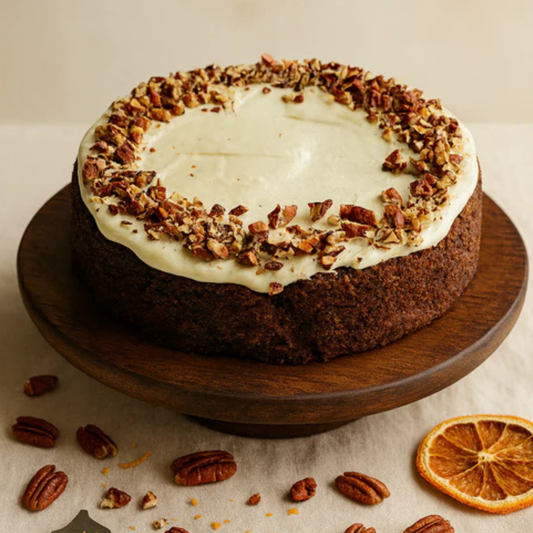 Carrot cake with cream cheese frosting