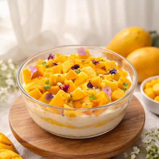Mango tres leches cake - Nuria's Bakehouse, Delhi