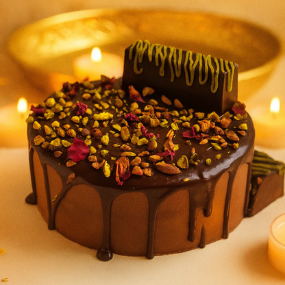 Chocolate Pistachio Kunafa / kataifi Cake [1kg]