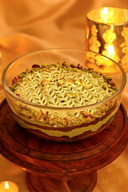 Belgian Kunafa (in a glass dish)