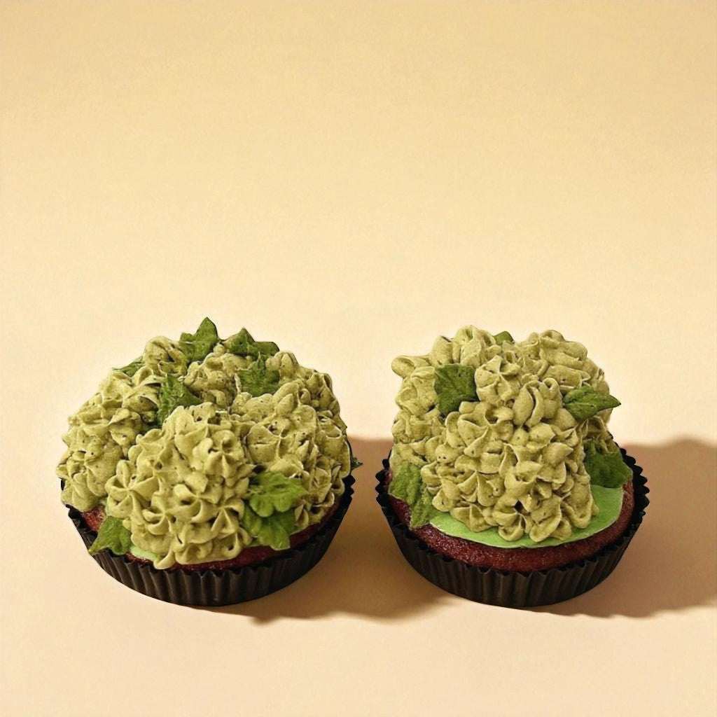 Gluten Free And Processed Sugar Free Matcha Cupcakes