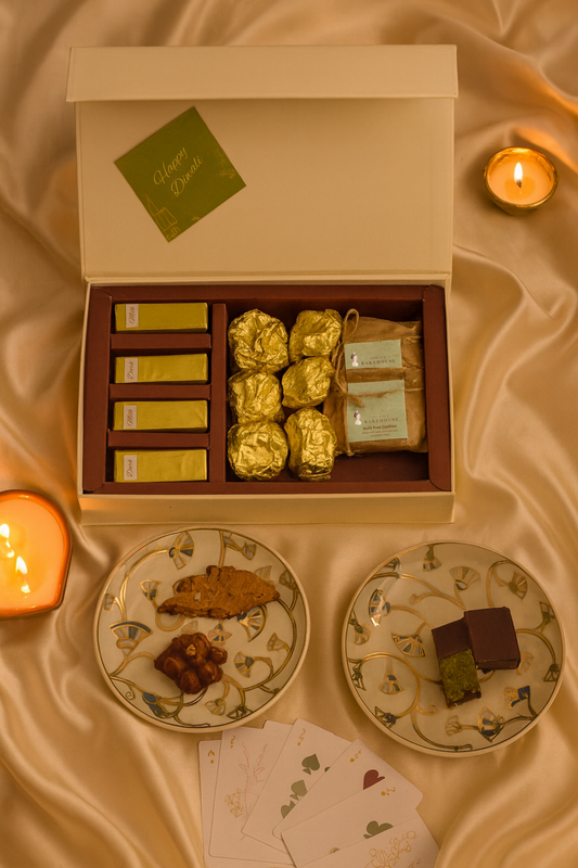 Festive chocolates and Guilt free cookies box