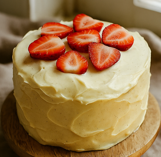 Strawberry/ mixed berry white chocolate cake [New flavour]