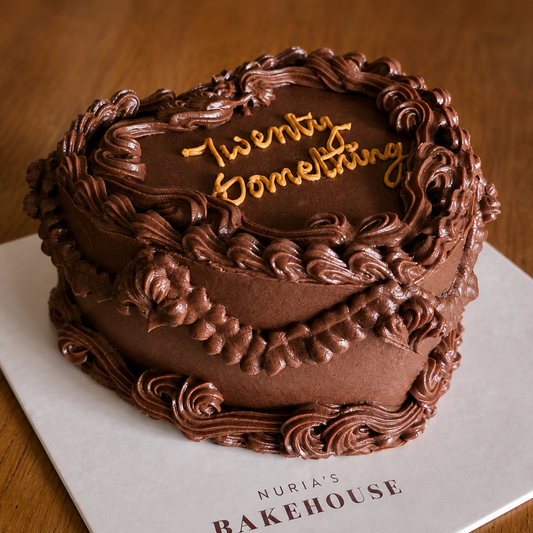 Vintage Message Cake