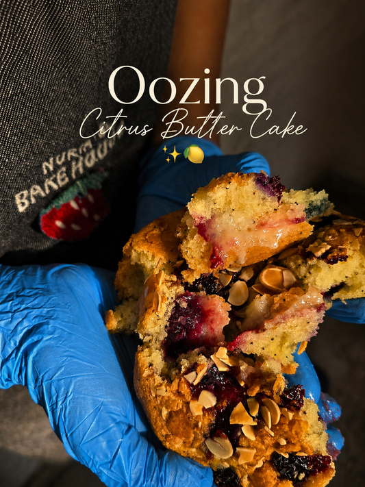 Oozing Citrus Butter cake