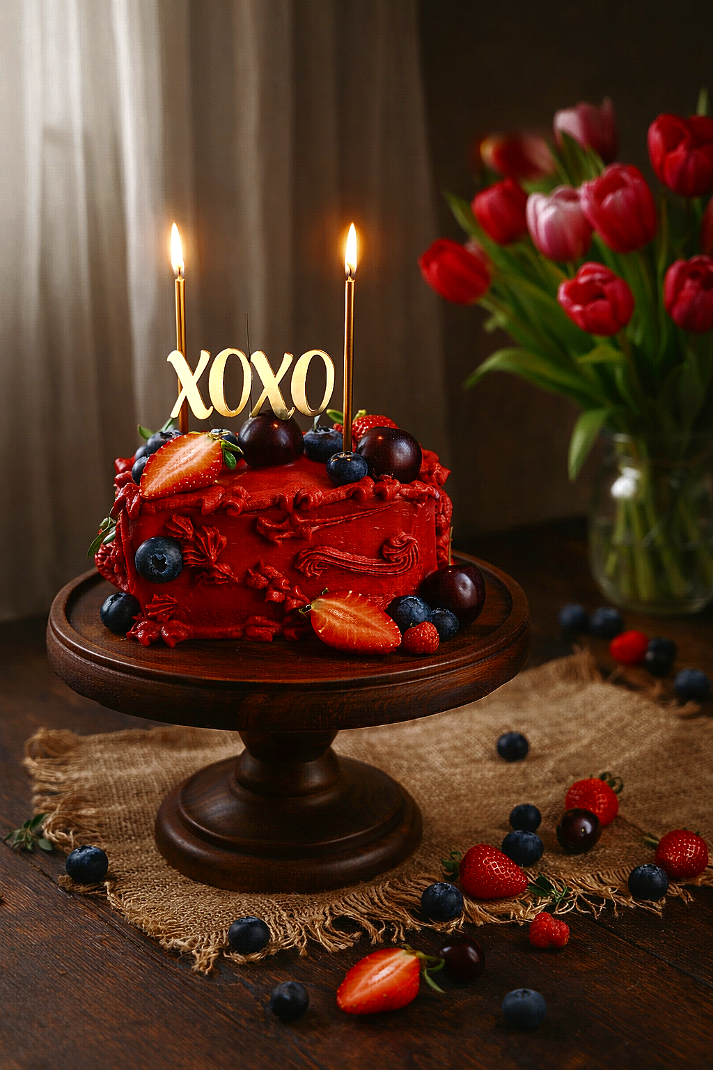 Petit XO celebration cake