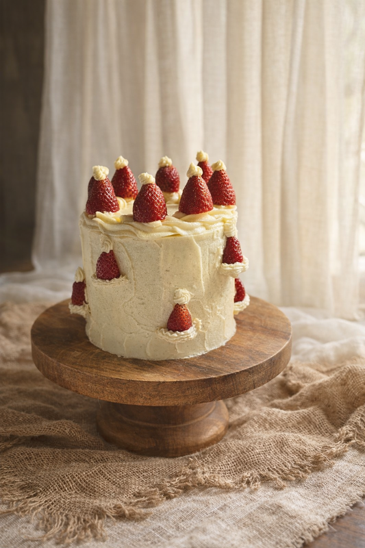 Strawberry, lavender, festive cake [1.5kg]