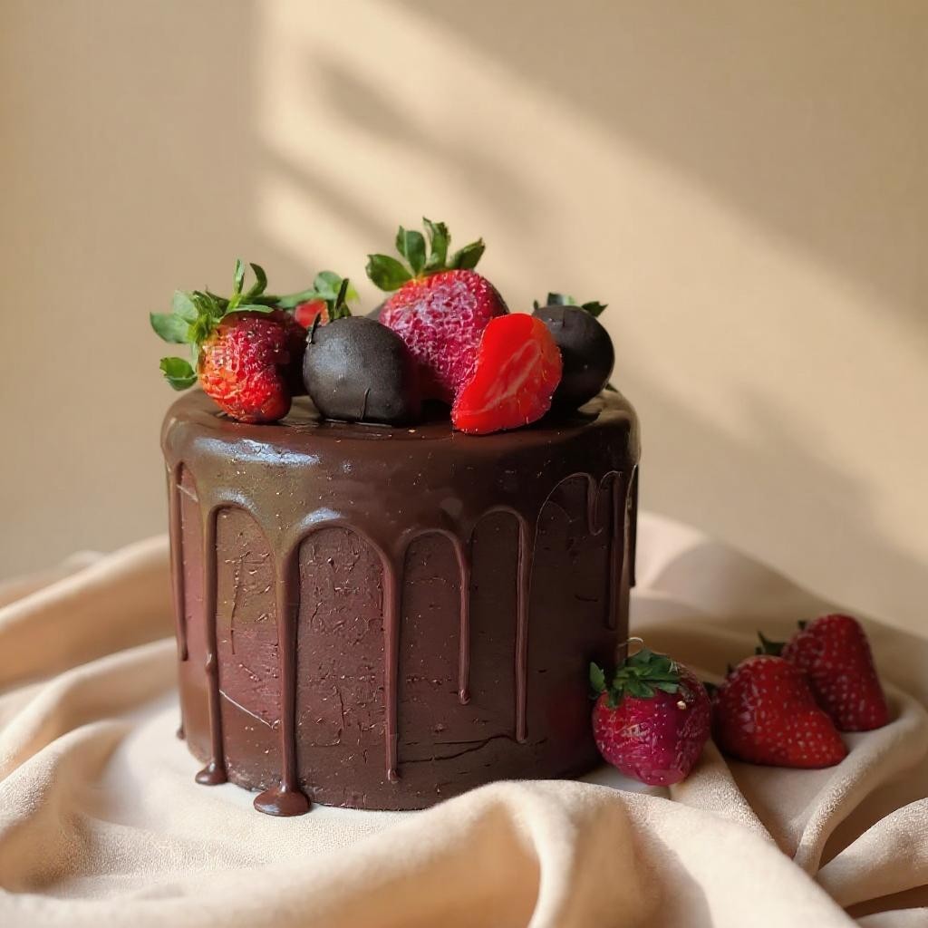 Strawberry Chocolate Cake